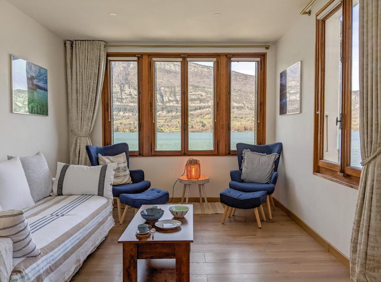 דוסאר Reflet Bleu Du Lac D'Annecy 3 Etoiles - Face Au Lac, Parking Gratuit, Paddle Board מראה חיצוני תמונה