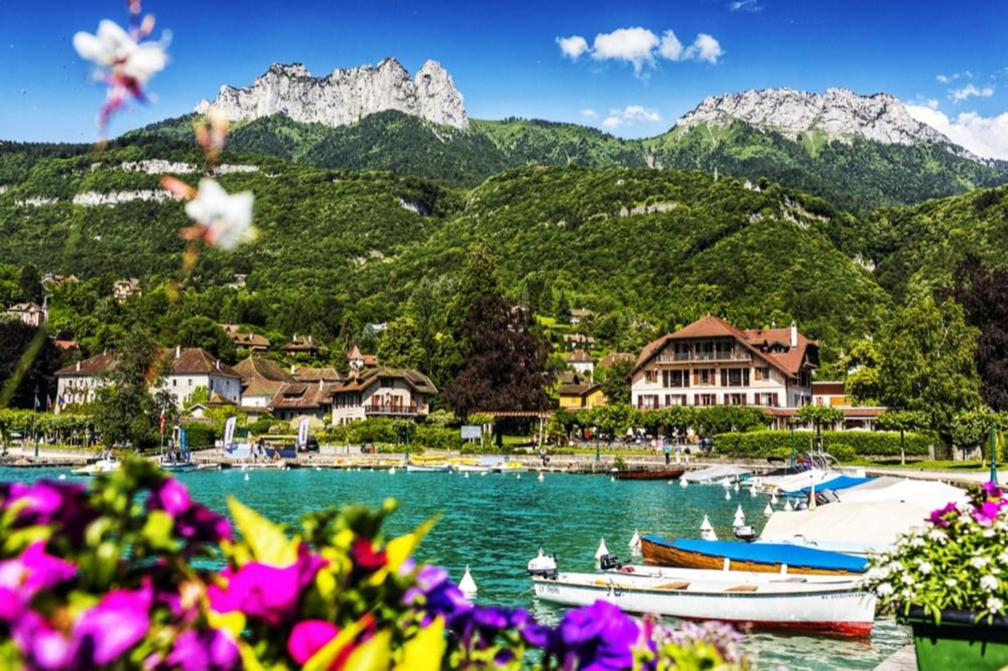דוסאר Reflet Bleu Du Lac D'Annecy 3 Etoiles - Face Au Lac, Parking Gratuit, Paddle Board מראה חיצוני תמונה
